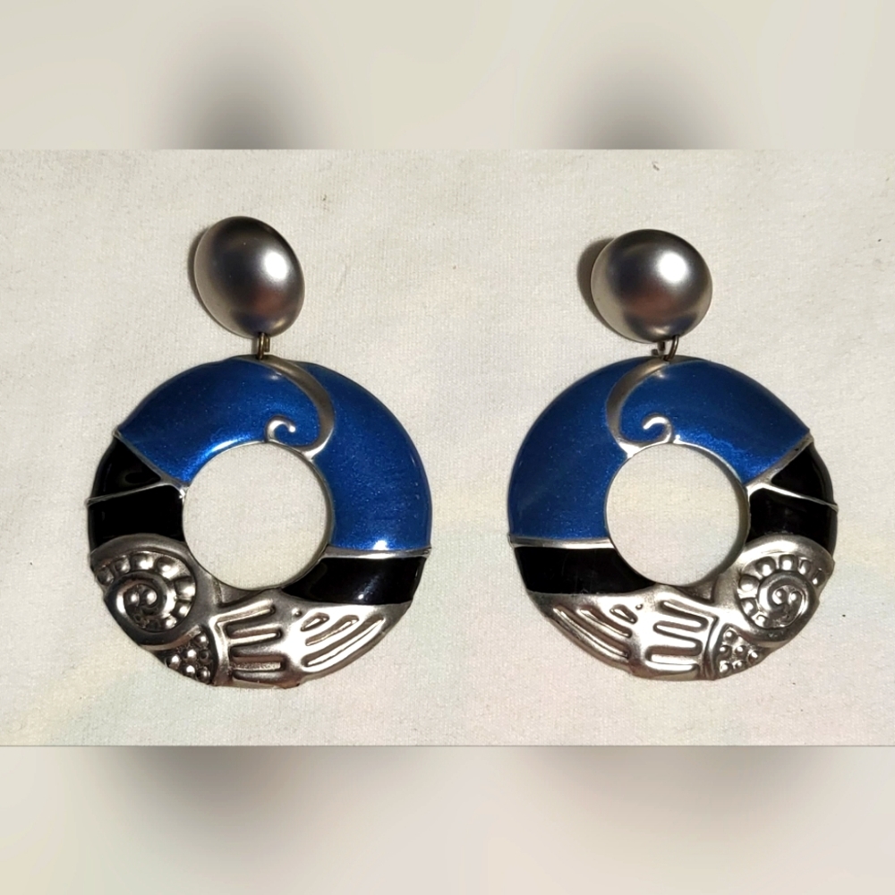 Vintage Edgar‎ Beremi Dangle Earrings